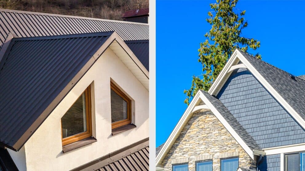 Metal Roofs Vs Asphalt Shingles | SlopePro Roofing